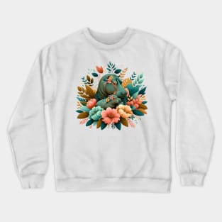 Floral Embrace Crewneck Sweatshirt